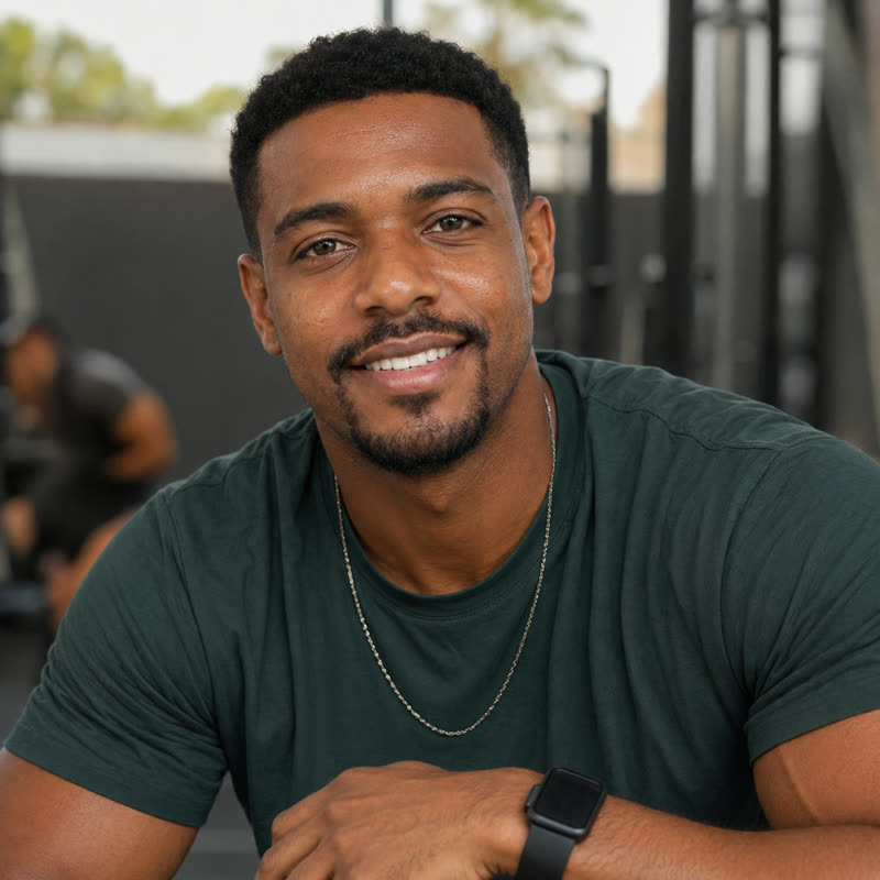 Thiago, personagem virtual de 29 anos do casting da Criando com IA.