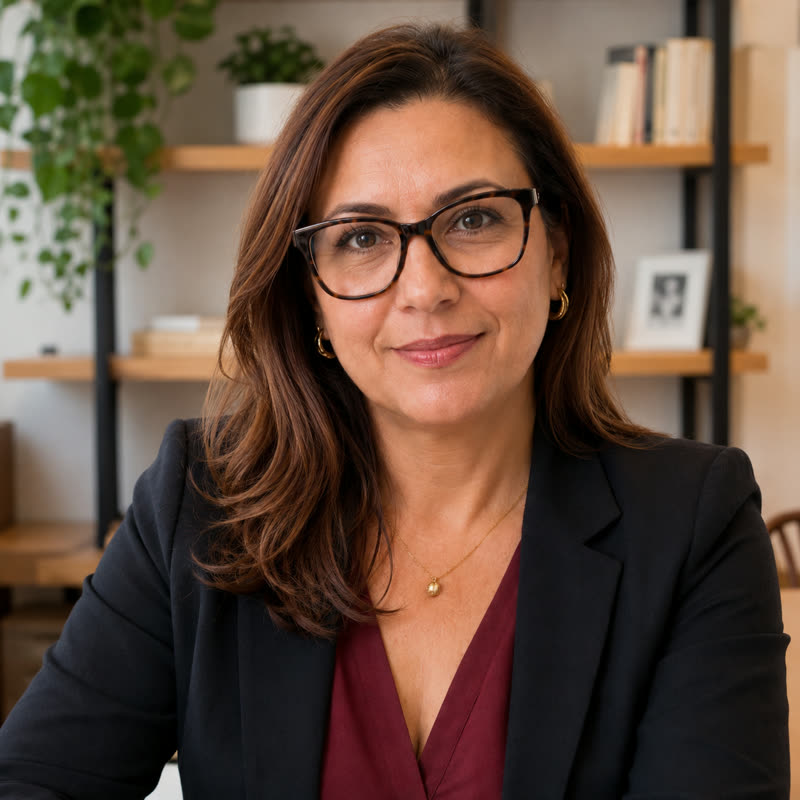 Fernanda, personagem virtual de 47 anos do casting da Criando com IA.