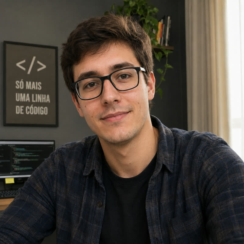 Gabriel, personagem virtual de 24 anos do casting da Criando com IA.