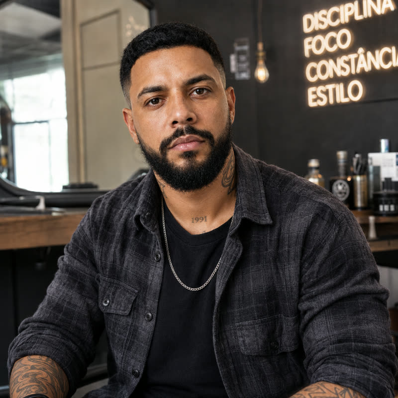 Diego, personagem virtual de 33 anos do casting da Criando com IA.
