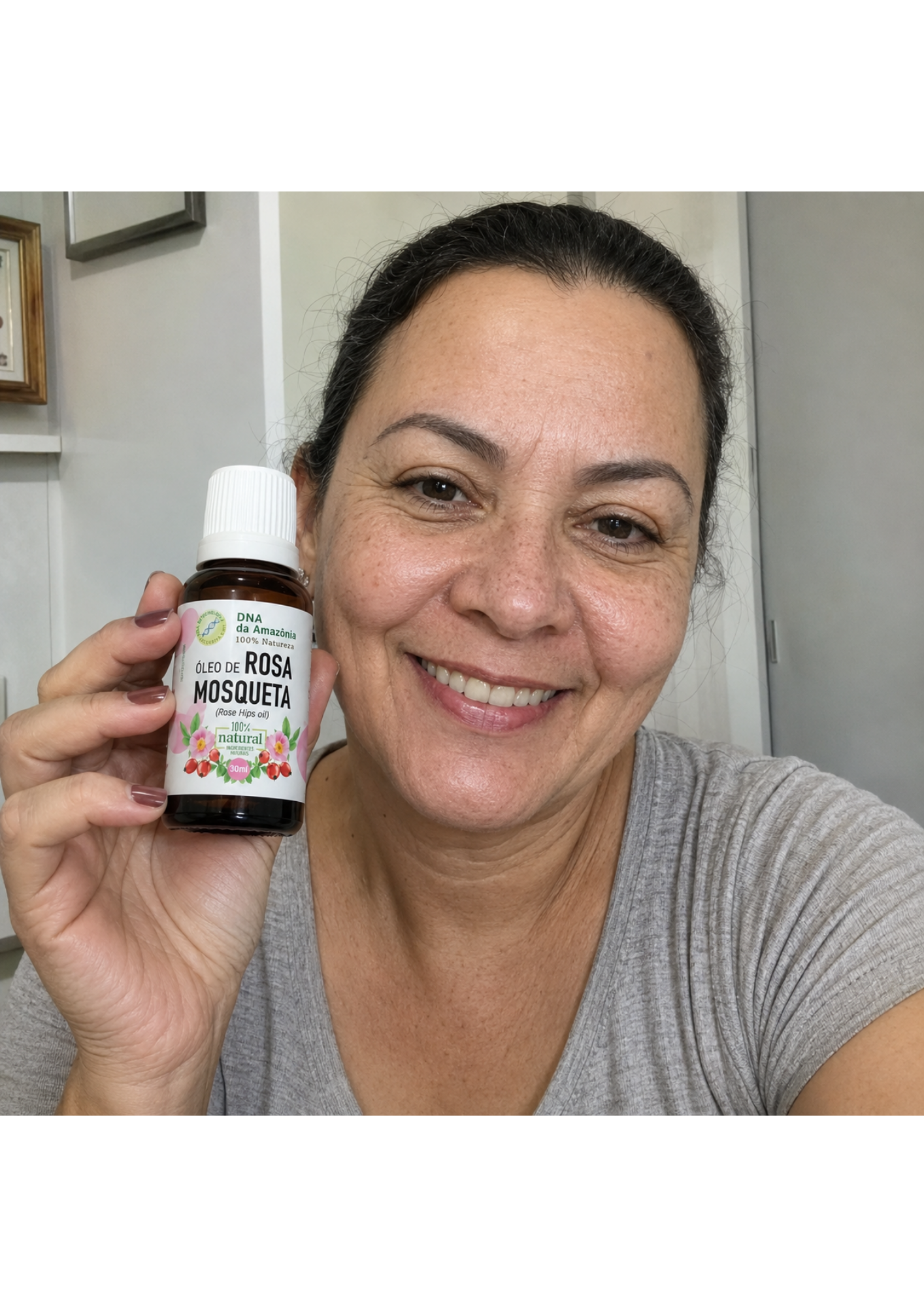 Cliente satisfeito com o produto, depoimento 1.