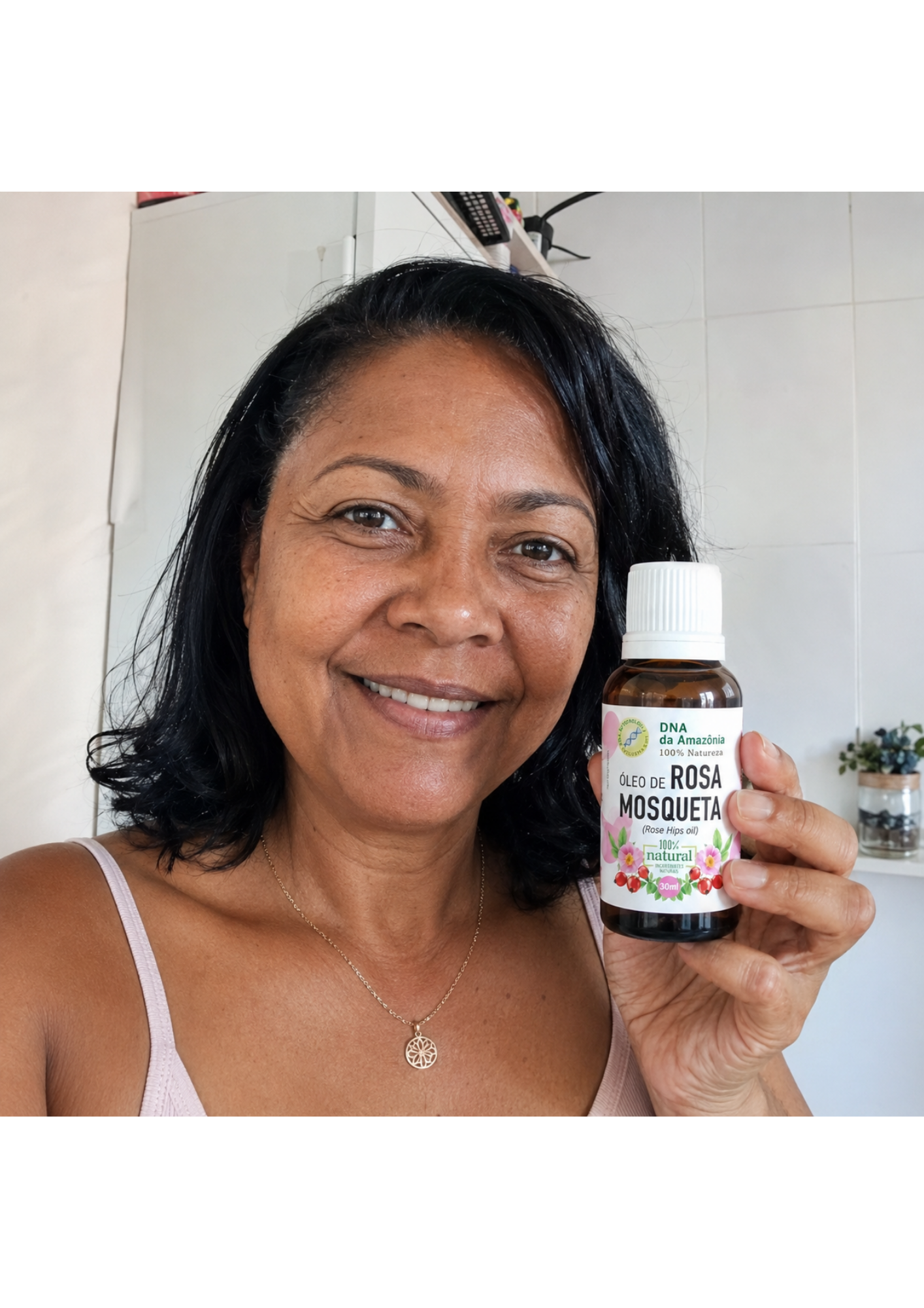 Cliente satisfeito com o produto, depoimento 4.